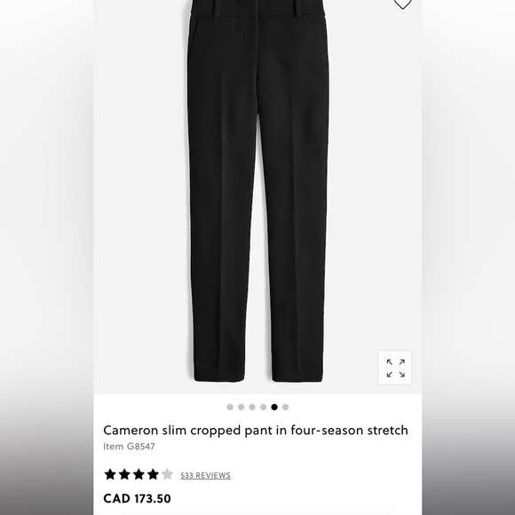 J. CREW Cameron trousers - Picture 4 of 4